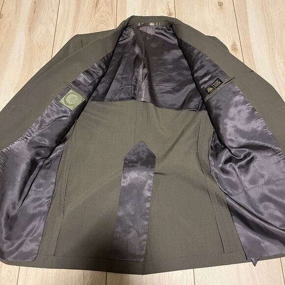 J. Press Wool Sportscoat Blazer 3 Button Green Made In USA Mens Size 40R - Picture 11 of 16